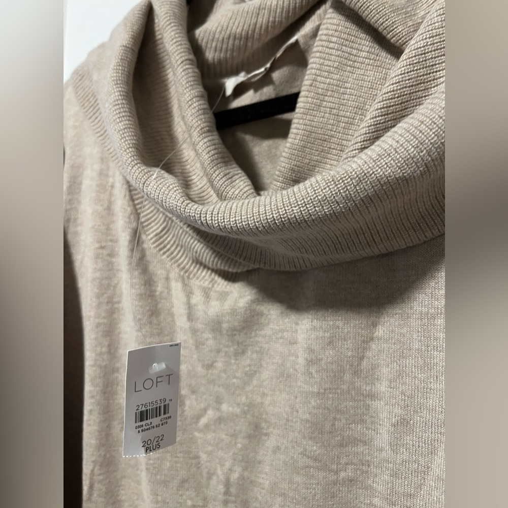 NWT Loft cowl neck sweater